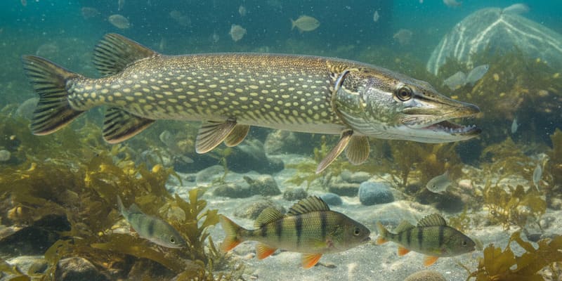 Kapitaler Hecht aus dem dänischen Brackwasser