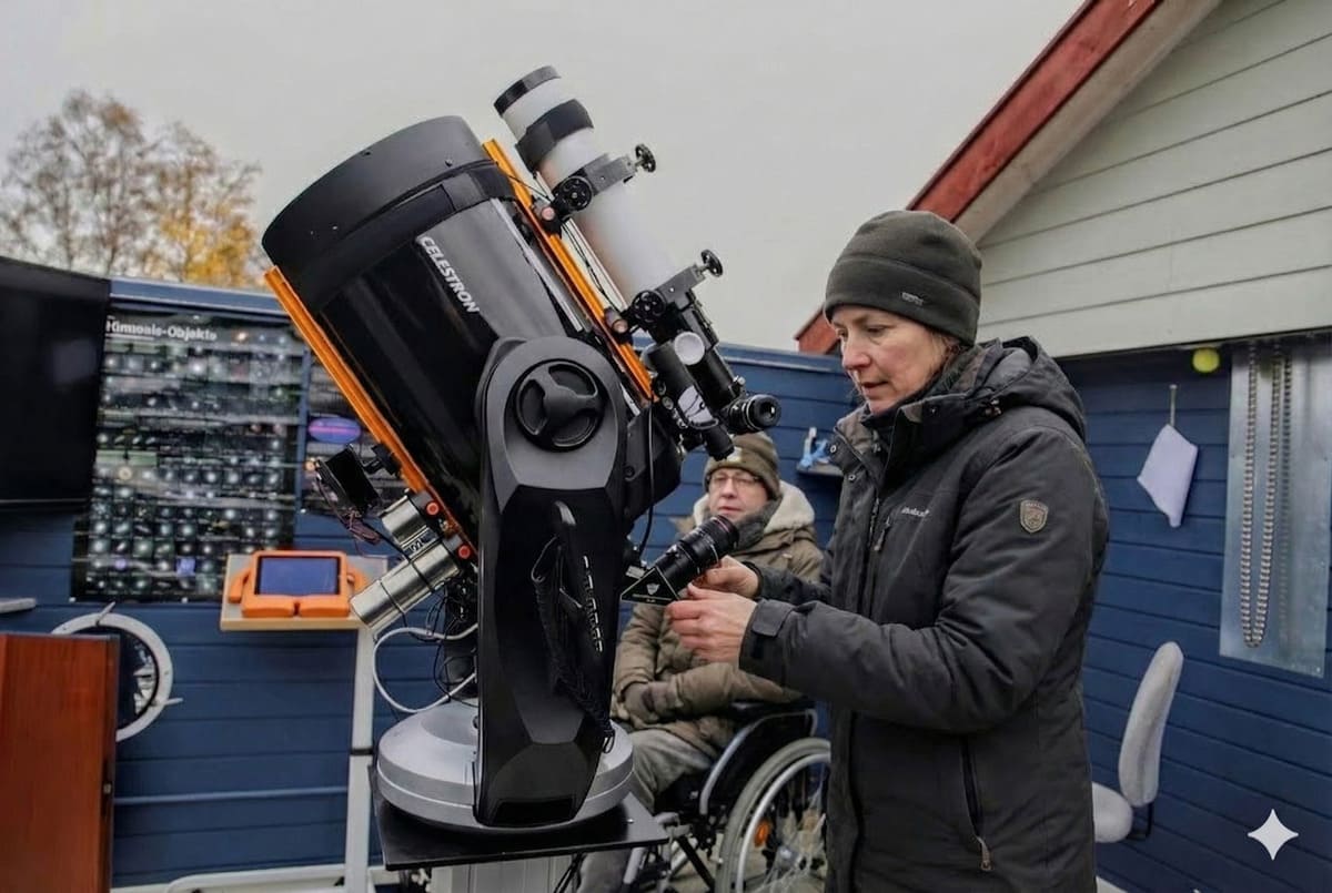 Damsholte Observatorium auf Møn - rollstuhlgerechte Sternwarte im Dark Sky Park